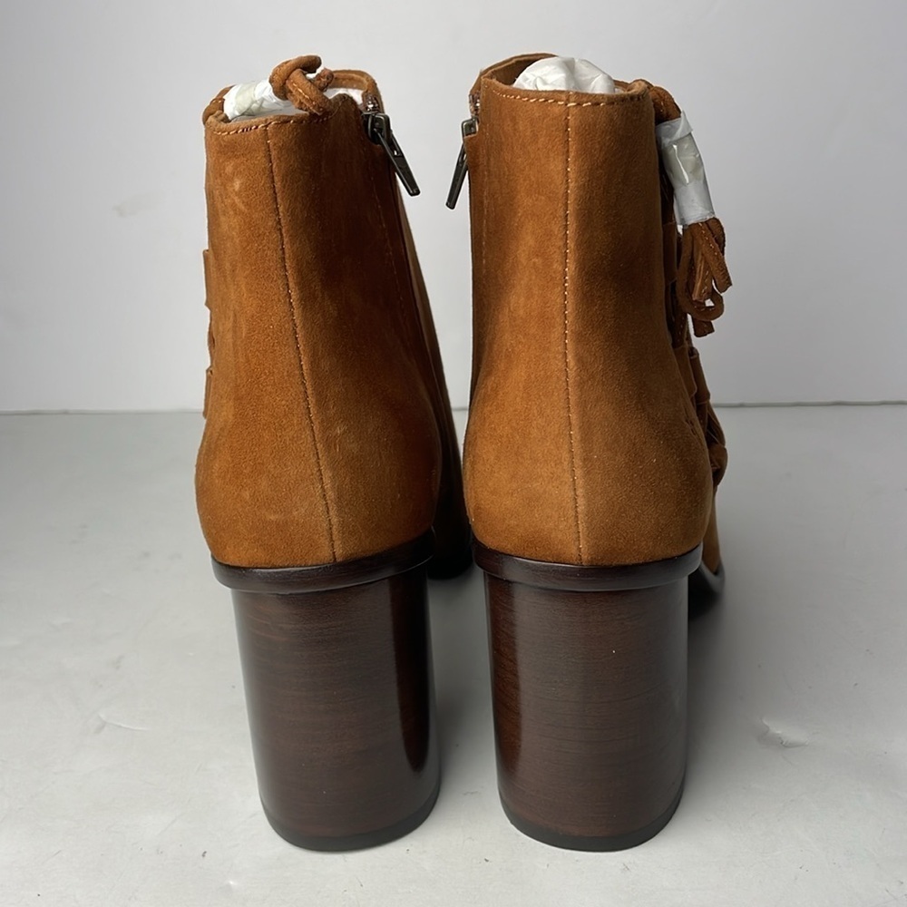 NEW Frye Amy Side Ghillie Open Toe Ankle Boots 9 - Picture 5 of 10